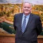  Ted Carr has served as Providence’s economic development director since May 2024. He previously served as senior vice president for Energyzt Development Partners, a global advisory firm, and as executive director of the Mass. Office of International Trade and Investment. / PBN PHOTO/MICHAEL SALERNO