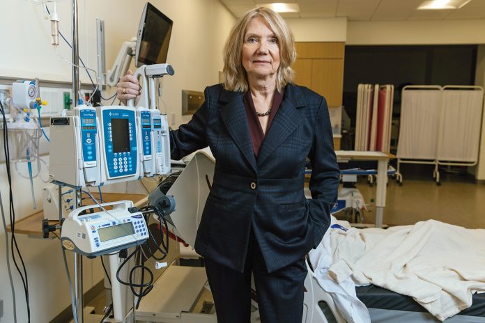 WHERE IT’S AT:  Betty Rambur, a University of Rhode Island nursing professor, says becoming a nurse practitioner is perfect for those looking for a big role in health care.  PBN PHOTO/RUPERT WHITELEY