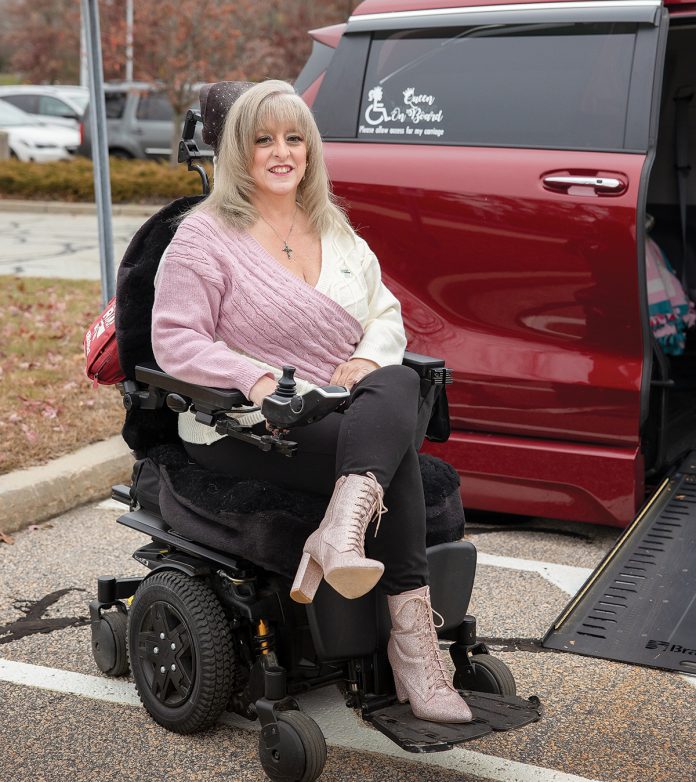 Tina Guenette founded Real Access Motivates Progress, or RAMP, in Burrillville six years ago. The nonprofit works with businesses, elected officials and others to help them use best practices when working and interacting with the disabled community. / PBN FILE PHOTO/TRACY JENKINS