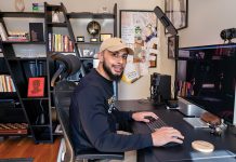 IMPACTFUL WORK: Tyrone Campbell is the owner and creative director of TyTy Works Inc., which offers video editing, animation, sound design and copy writing services to businesses. PBN PHOTO/MICHAEL SALERNO