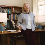 Marisa Angell Brown has been the Providence Preservation Society’s executive director since October 2023. She previously served as associate director of the Rhode Island School of Design’s Center for Complexity. / PBN PHOTO/RUPERT WHITELEY