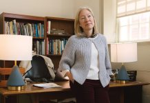 Marisa Angell Brown has been the Providence Preservation Society’s executive director since October 2023. She previously served as associate director of the Rhode Island School of Design’s Center for Complexity. / PBN PHOTO/RUPERT WHITELEY