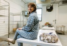 REPURPOSED: Felicia Neuhof is the founder and owner of Shellf Life, which transforms discarded seashells into surface materials for interior commercial and residential projects. PBN PHOTO/RUPERT WHITELEY