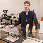 A NEW LEVEL: Lincoln Pollock decided to open his own retail jewelry shop in Warren in February after years of making and selling jewelry from his Cranston home.  PBN PHOTO/TRACY JENKINS