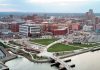 EVOLVING MIX: Housing and open space, including the 195 District Park, seen above, are prominent in the I-195 Redevelopment District. But more commercial development is still possible on 7 acres of available land.  PBN FILE PHOTO/­ARTISTIC IMAGES 