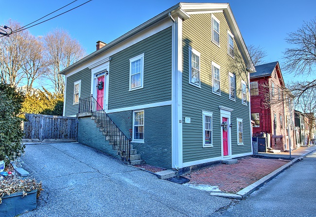 A HISTORIC HOME known as the Zoeth Brown House at 12 Sheldon St. in the Fox Point neighborhood of Providence recently sold for $1.1 million. / COURTESY RESIDENTIAL PROPERTIES LTD.