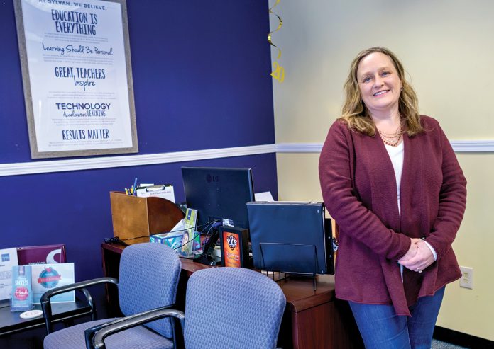EARLY ­LESSON: ­Rebecca Johnson, owner of Sylvan Learning Center in Cumberland and Coventry, says she knew at a young age that she wanted to be a teacher.  PBN PHOTO/­MICHAEL SALERNO