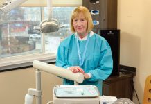 Mary McCabe Mary McCabe, Rhode Island Free Clinic volunteer dental director / PBN PHOTO/PAUL J. SPETRINI