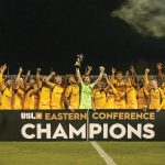 CORNER KICKS: Rhode Island FC and the Northern Rhode Island Chamber of Commerce’s Emerging Leaders Council will hold a season kickoff luncheon with the soccer club on April 29 at Bally’s Twin River Lincoln Casino Resort in Lincoln.  COURTESY RHODE ISLAND FC