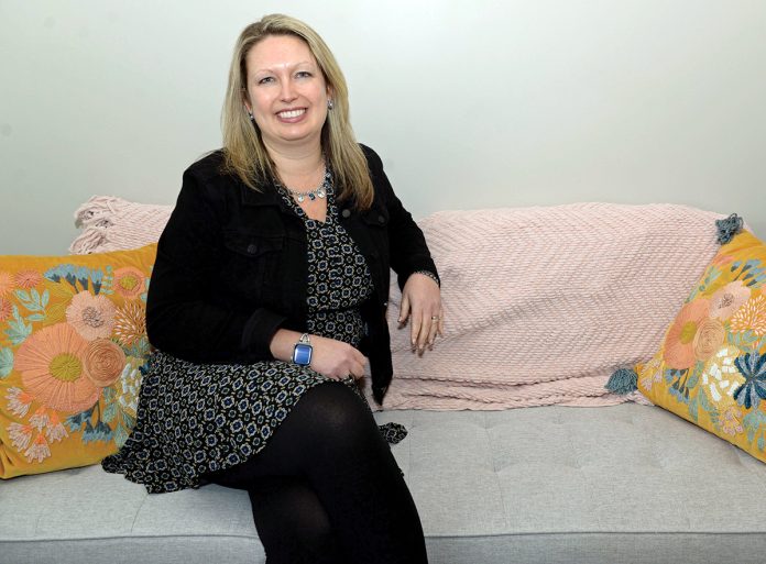SPEAKING UP: Thrive Behavioral Health Chief of Staff Dawn Allen frequently works with community providers, legislators and different state departments to promote the Certified Community Behavioral Health Clinic model to improve mental health in Rhode Island.  PBN PHOTO/ELIZABETH GRAHAM
