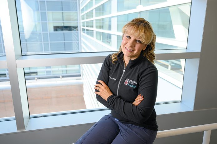 Barbara Ann Fenton-Fung, Rhode Island Hospital physical therapist / PBN PHOTO/PAUL J. SPETRINI