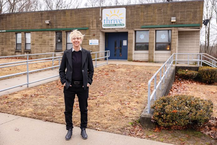 Katie Hansen, Thrive Behavioral Health Inc. program manager, substance adult general outpatient services / PBN PHOTO/TRACY JENKINS Katie Hansen, Thrive Behavioral Health Inc. program manager, substance adult general outpatient services / PBN PHOTO/TRACY JENKINS