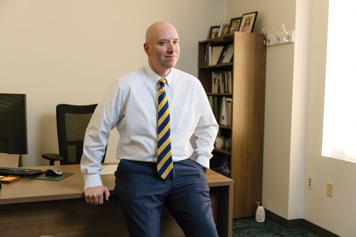 CULTURE CHANGE: Centreville Bank Executive Vice President and Chief Human Resources Officer Josh Varone helped the financial institution decrease its employee turnover rate from around 26% to just 6%.  PBN PHOTO/RUPERT WHITELEY