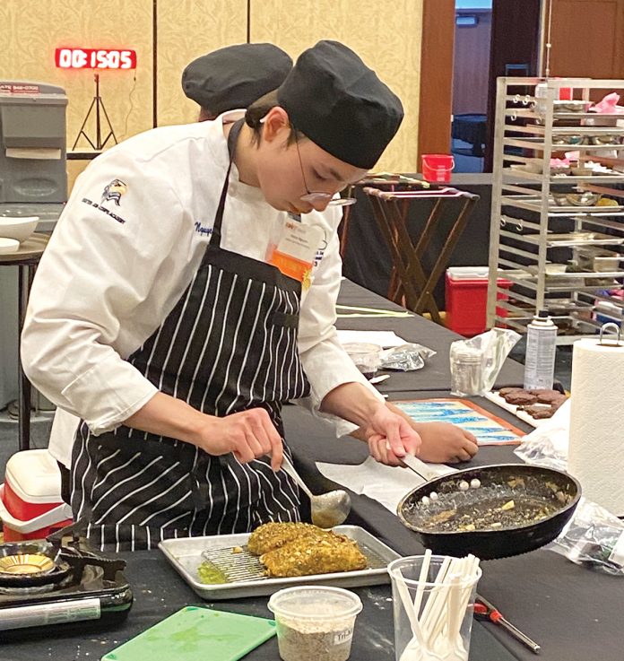 THE EXETER Job Corps will shut down by the end of next month as part of a nationwide pause by the U.S. Department of Labor. Pictured is one of the program's culinary students in 2023. / COURTESY SPENCER GOSSY