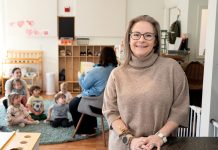 LEARNING ­EXPERIENCE: Britt Riley says it took her two years to develop her business plans for The Haven Collection Inc., a combination day care, shared workspace and fitness center.  PBN PHOTO/ DAVID HANSEN