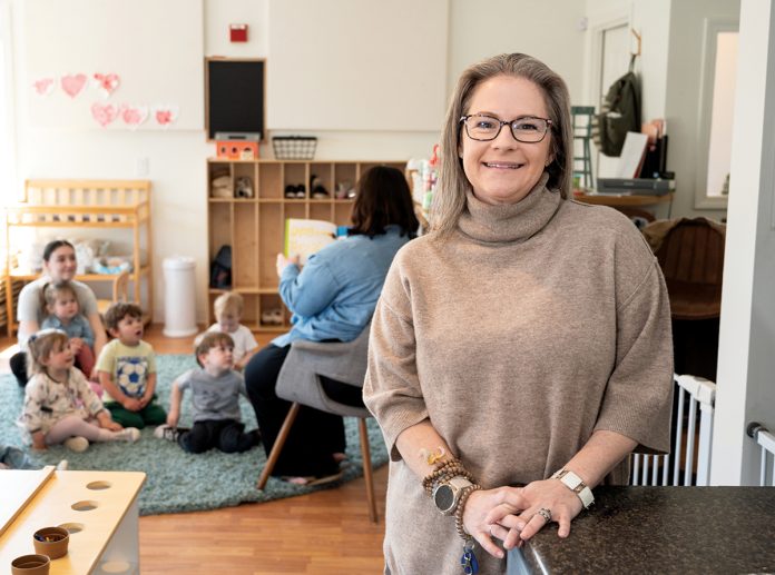LEARNING ­EXPERIENCE: Britt Riley says it took her two years to develop her business plans for The Haven Collection Inc., a combination day care, shared workspace and fitness center.  PBN PHOTO/ DAVID HANSEN
