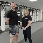 TAILOR-MADE FITNESS: Ross and Maddie Levine, co-owners of Turbo Kickboxing Academy in North Kingstown, provide self-defense training and improved physical and mental well-being for all ages.  PBN PHOTO/ELIZABETH GRAHAM