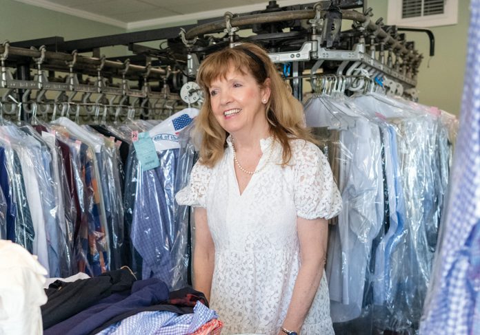 CLEANING UP: Debbie Martitz took over ownership of the family business, Hope Cleaners in East Providence, in 2005.  PBN FILE PHOTO/MICHAEL SALERNO