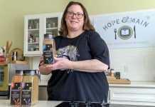 BIG BOOST: Kristin Costa runs her small business, Pinch of Fancy LLC, with the help of culinary business incubator Hope & Main in Warren, but she started in her own kitchen and was helped by Rhode Island relaxing laws against homemade food businesses in 2022.  PBN PHOTO/ MICHAEL SALERNO