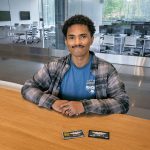 FEELING COMFORTABLE: U.S. Navy veteran Lidell Booysen says the University of Rhode Island has eased his transition from the military. URI is one of six local colleges that have received the Military Friendly School designation.  PBN PHOTO/­MICHAEL SALERNO