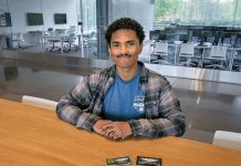 FEELING COMFORTABLE: U.S. Navy veteran Lidell Booysen says the University of Rhode Island has eased his transition from the military. URI is one of six local colleges that have received the Military Friendly School designation.  PBN PHOTO/­MICHAEL SALERNO