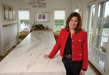 LUXURY LANDSCAPE: Patti Watson, owner and principal of Taste Design Inc. in Middletown, has a portfolio of residential homes from Rhode Island to New York to Palm Beach, Fla.  PBN PHOTO/PAUL J. SPETRINI 