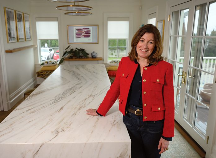 LUXURY LANDSCAPE: Patti Watson, owner and principal of Taste Design Inc. in Middletown, has a portfolio of residential homes from Rhode Island to New York to Palm Beach, Fla.  PBN PHOTO/PAUL J. SPETRINI 