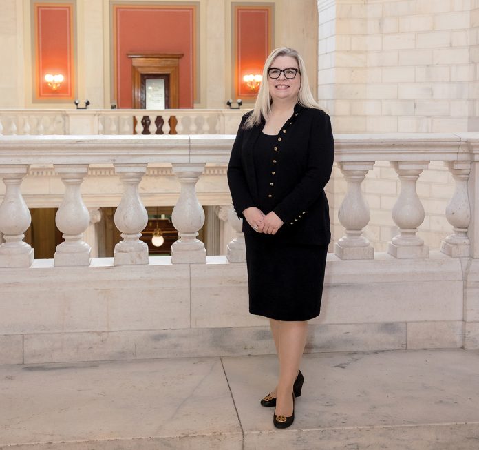 GOVERNMENT WORK: Prior to being deputy director of communications for the R.I. Office of the Speaker of the House of Representatives, Emily Martineau’s past government experience includes working for the R.I. Office of the Attorney General, R.I. Housing and Mortgage Finance Corp. and the Providence Public School District. PBN PHOTO/TRACY JENKINS