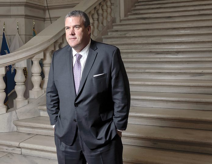 BUSINESS ASSISTANCE: The Northern Rhode Island Chamber of Commerce will host R.I. Secretary of State Gregg M. Amore at the Chamber’s monthly Eggs & Issues Breakfast event on May 14 at Kirkbrae Country Club in Lincoln.  PBN FILE PHOTO/MICHAEL SALERNO