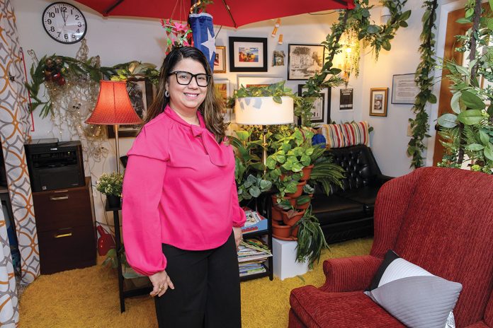 LAB WORK: Ivelisse Sabater and her husband formed SabaterLAB Foundation, which empowers Rhode Island’s diverse communities through workforce development, mental health programs and barrier-free education, in 2021.  PBN PHOTO/TRACY JENKINS