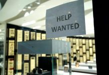 RHODE ISLAND’S seasonally adjusted unemployment rate in April was 4.9%, up from 4.8% in March, the R.I. Department of Labor and Training says. / AP FILE PHOTO/LYNNE SLADKY 