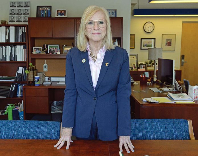 SMOOTHER PATHWAY: Rosemary Costigan is the interim president of the Community College of Rhode Island, which is partnering with Rhode Island College on a fully online program that will provide students a smoother pathway to a Bachelor of ­Science in nursing degree. PBN PHOTO/­ELIZABETH GRAHAM