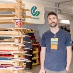 ON THE MOVE: Stephan Vaast, Comet’s head of manufacturing and design, says the company moved into its current location at Unity Park in Bristol just a few months ago. Boards had been made on the West Coast for years, but the COVID-19 pandemic pushed Comet to make a change.  PBN PHOTO/TRACY JENKINS