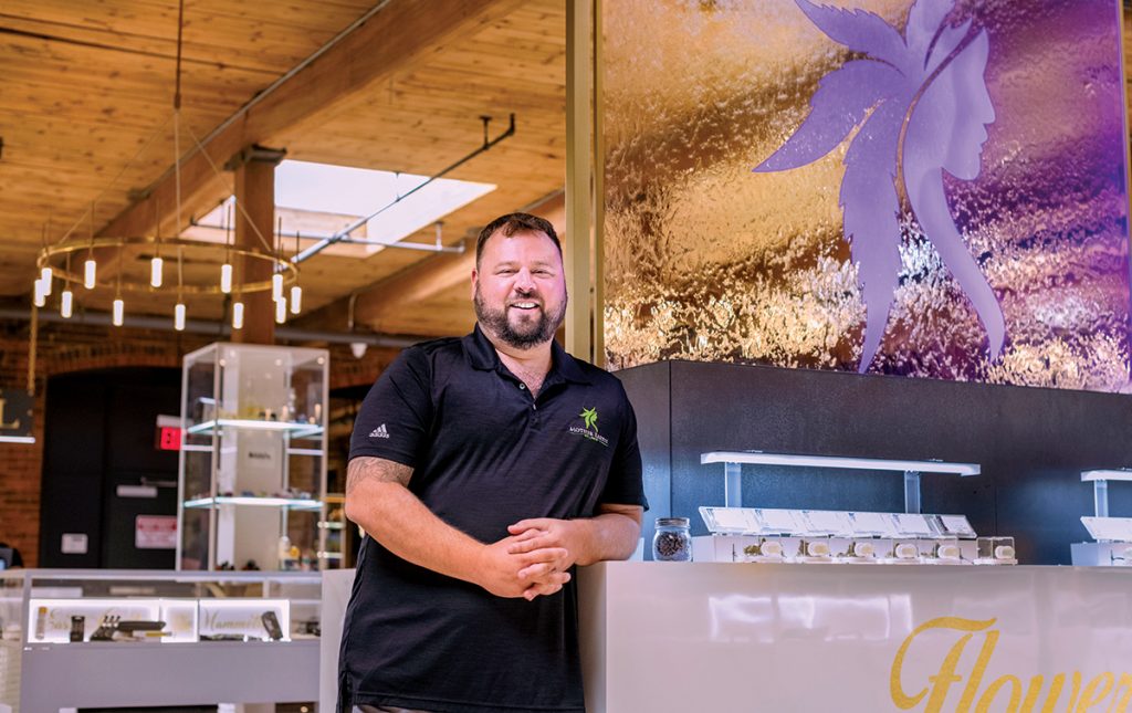 UP FOR THE CHALLENGE: Joseph Pakuris, CEO of dispensary Mother Earth Wellness Inc. in Pawtucket, says he welcomes the competition that will come when the state issues more retail cannabis licenses.
PBN FILE PHOTO/MICHAEL SALERNO