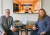 SPECIALTY SERVICE: David Sisson, left, and Christian Scully founded Blue ADU, a newly launched sister company of David Sisson Architecture offering consulting and design services for accessory dwelling units.  PBN PHOTO/MICHAEL SALERNO