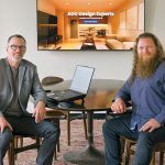 SPECIALTY SERVICE: David Sisson, left, and Christian Scully founded Blue ADU, a newly launched sister company of David Sisson Architecture offering consulting and design services for accessory dwelling units.  PBN PHOTO/MICHAEL SALERNO
