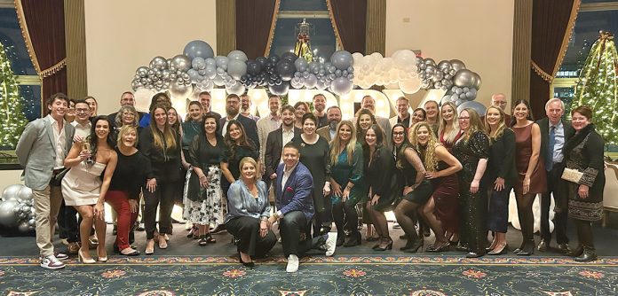 EXTRAVAGANT EVENING: DarrowEverett LLP celebrates the past year at the company’s holiday party at the Graduate by Hilton Providence.
COURTESY DARROWEVERETT LLP EXTRAVAGANT EVENING: DarrowEverett LLP celebrates the past year at the company’s holiday party at the Graduate by Hilton Providence.
COURTESY DARROWEVERETT LLP