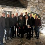 HOUSE PARTY: Edward D. Jones & Co. LP Rhode Island associates meet at Hobbit House in Richmond.  COURTESY EDWARD D. JONES & CO. LP