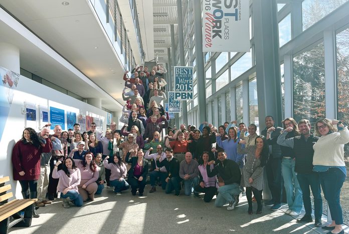 BUILDING BLOCKS: Career development initiatives provide employees at Amgen Rhode Island with the structure for ongoing growth.  COURTESY AMGEN RHODE ISLAND