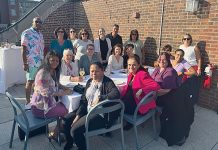 Hinckley, Allen & Snyder LLP FRESH BEVERAGES: Staffers at Hinckley, Allen & Snyder LLP’s Providence office gather for an end-of-summer Happy Hour outing.
COURTESY HINCKLEY, ALLEN & SNYDER LLP
