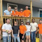 At New England Construction, it’s all about family on the job site HOME SWEET HOME: New England Construction Inc. employees build a new house as part of a Habitat for Humanity project.
COURTESY NEW ENGLAND CONSTRUCTION