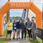 RACE DAY: Arnold Lumber Co. employees participate in the 200-mile ­Ragnar Relay Race from Groton, Conn., to Quincy, Mass.  COURTESY ARNOLD LUMBER CO.