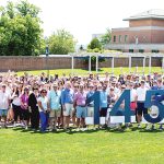 MAJOR MILESTONE: Employees at Starkweather & Shepley Insurance Brokerage Inc. celebrate the company’s 145th anniversary.  COURTESY STARKWEATHER & SHEPLEY INSURANCE BROKERAGE INC.