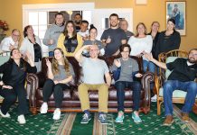 AVTECH Software Inc. POSITIVE WELL-BEING: AVTECH Software Inc. employees recently celebrate having success within the company’s wellness program.
COURTESY AVTECH SOFTWARE INC.