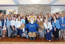 University of Rhode Island Foundation & Alumni Engagement MAJOR MILESTONE: Employees for the University of Rhode Island Foundation & Alumni Engagement celebrate the university reaching its $300 million fundraising goal in 2024.
COURTESY UNIVERSITY OF RHODE ISLAND FOUNDATION & ALUMNI ENGAGEMENT