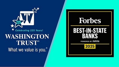 Washington Trust named Rhode Island’s Best-In-State Bank for 2025 by Forbes