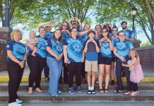 Westerly Community Credit Union WALK ON: Westerly Community Credit Union staffers and family members gather for a Relay for Life walk last year.
COURTESY WESTERLY COMMUNITY CREDIT UNION