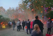 Envision Technology Advisors LLC PUMPKIN SPICE: Employees of Envision Technology Advisors LLC visit the Jack O’Lantern Spectacular at Roger Williams Park Zoo in Providence.
COURTESY ENVISION TECHNOLOGY ADVISORS LLC