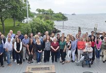 Sansiveri, Kimball & Co. LLP ON THE WATERFRONT: Sansiveri team members enjoying time together at their Spring Firm Retreat.
COURTESY SANSIVERI, KIMBALL & CO. LLP