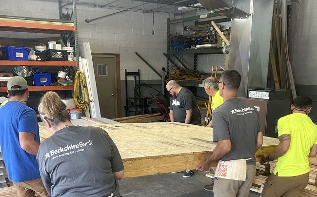 700 Berkshire Bank employees volunteer during community service week